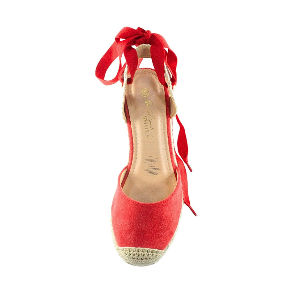 Alpargata Color Rojo