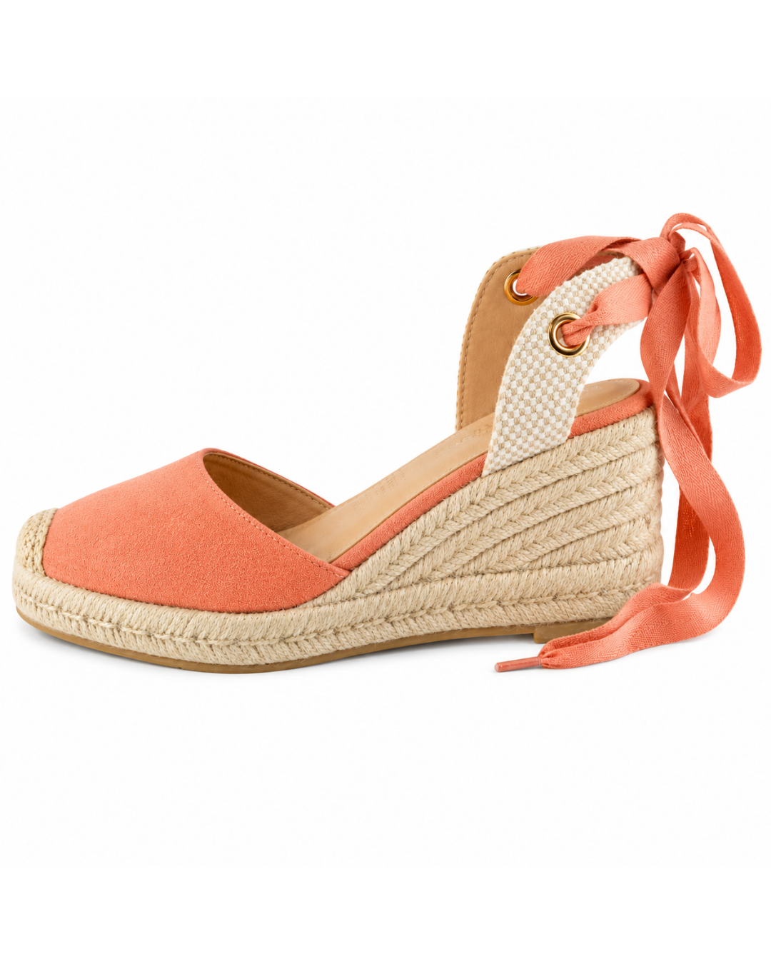 Alpargata Peach de SanMiguelShoesmx, zapato casual en color durazno con suela de yute y diseño cómodo para uso diario.