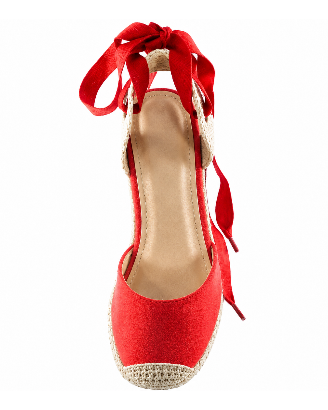 Alpargata roja de SanMiguelShoesmx, calzado casual de color rojo con diseño cómodo y estilo clásico en primer plano.