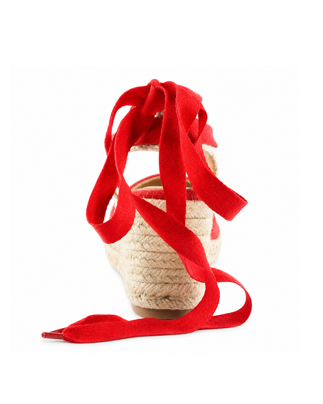 Alpargata color rojo de SanMiguelShoesmx, calzado casual de lona con suela de goma para hombre o mujer.