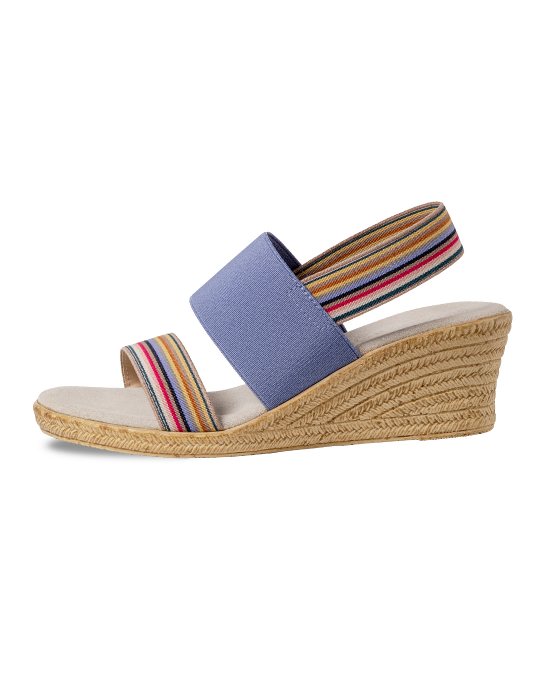 Zapatos Cooper Índigo de SanMiguelShoesmx, vista frontal mostrando el diseño y color azul índigo del calzado.