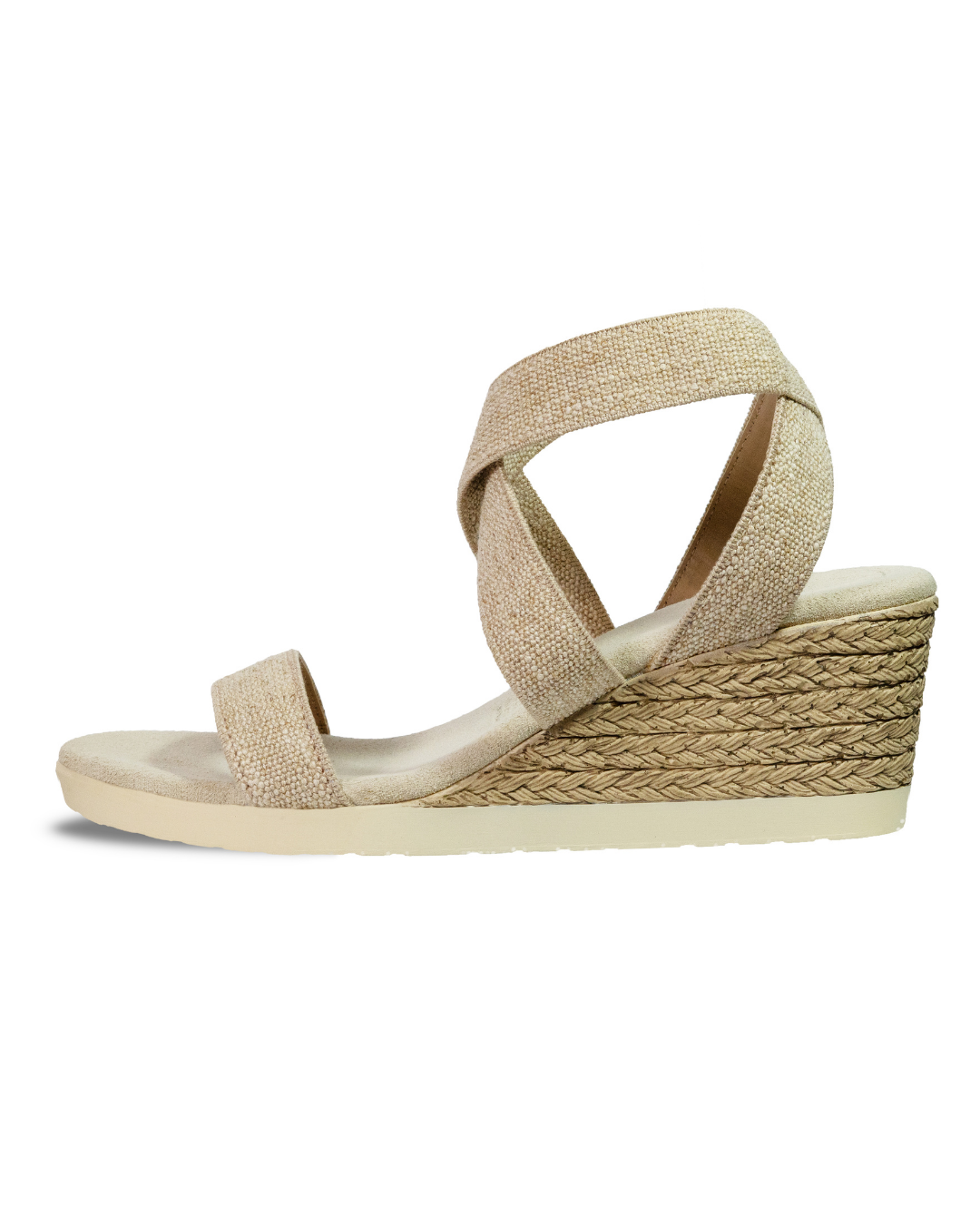 Zapatillas Miami Lino de SanMiguelShoesmx en color blanco con detalles en azul, estilo casual y cómodo para hombre