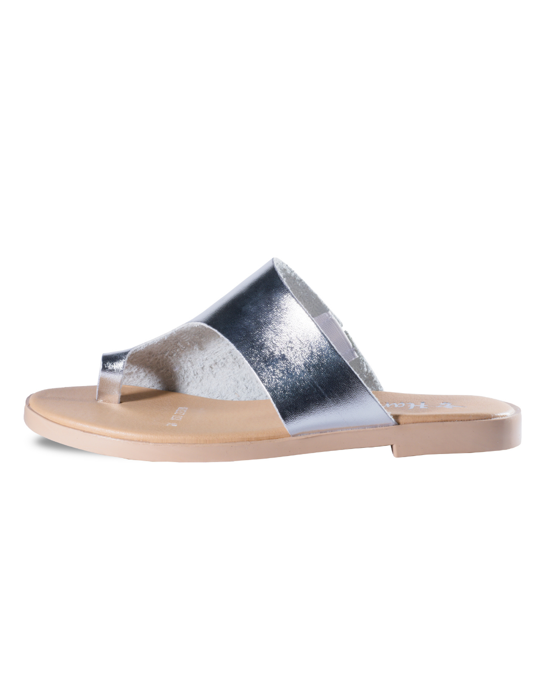 Zapatos Cancún plateados de SanMiguelShoesmx, estilo elegante con acabado brillante y diseño moderno para mujer.