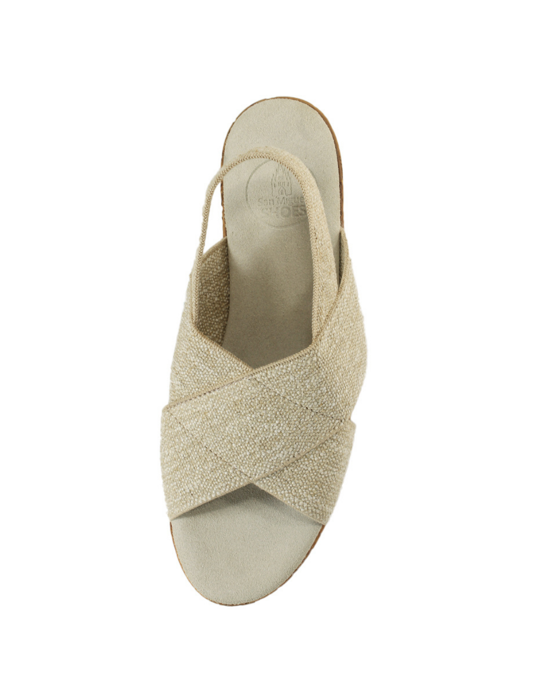 Zapatos Nicole Lino de SanMiguelShoesmx en cuero beige con detalles elegantes y cómodos para mujer.