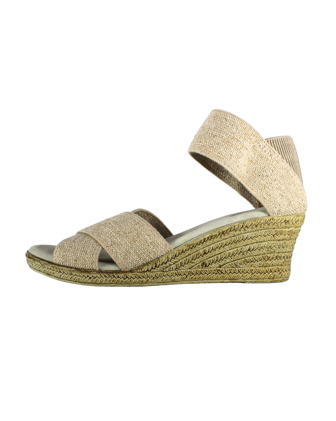 Zapatos de lino Alba de SanMiguelShoesmx en color beige, con diseño cómodo y estilo casual para mujer.