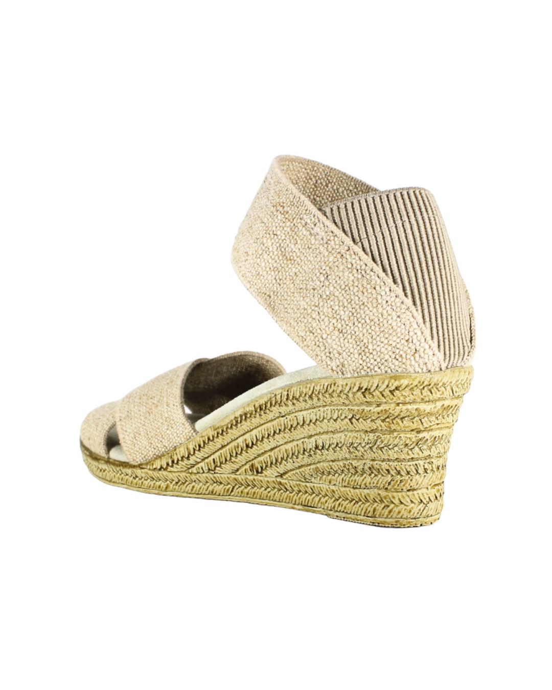 Zapatos Alba Lino de SanMiguelShoesmx, con detalles en tela blanca y diseño elegante.