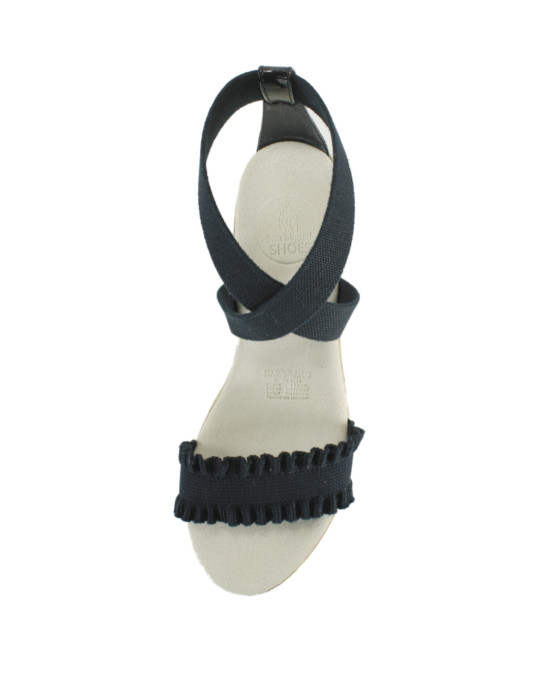Zapatos negros SanMiguelShoesmx estilo stela con diseño elegante y detalles de cuero, visible en la imagen.