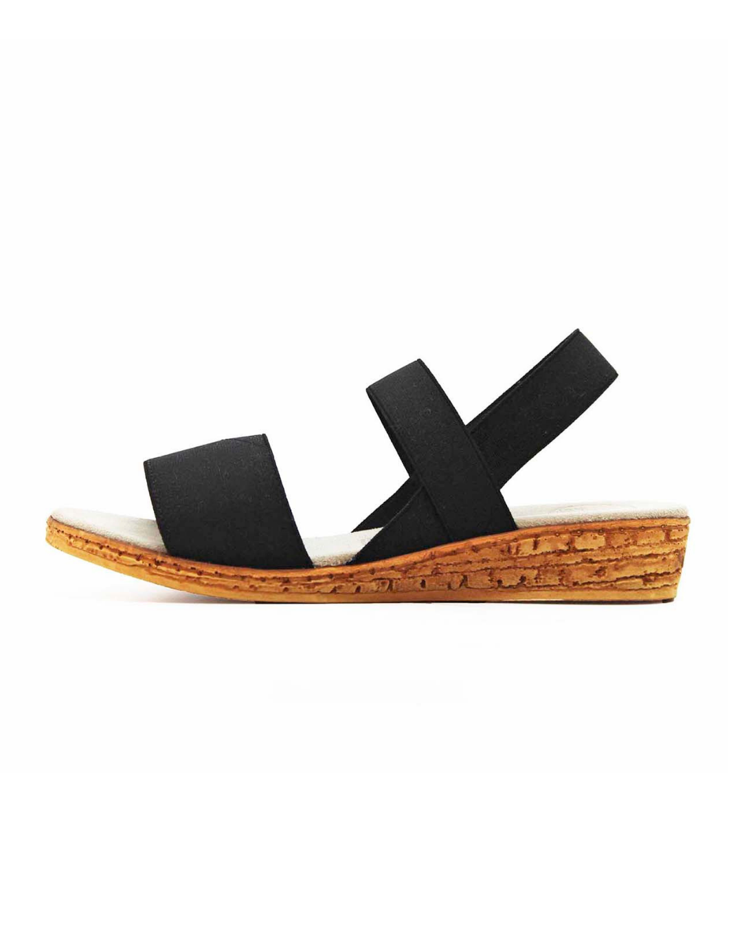 Sandalias negras Padua de SanMiguelShoesmx, con diseño cómodo y moderno, perfectas para uso diario.
