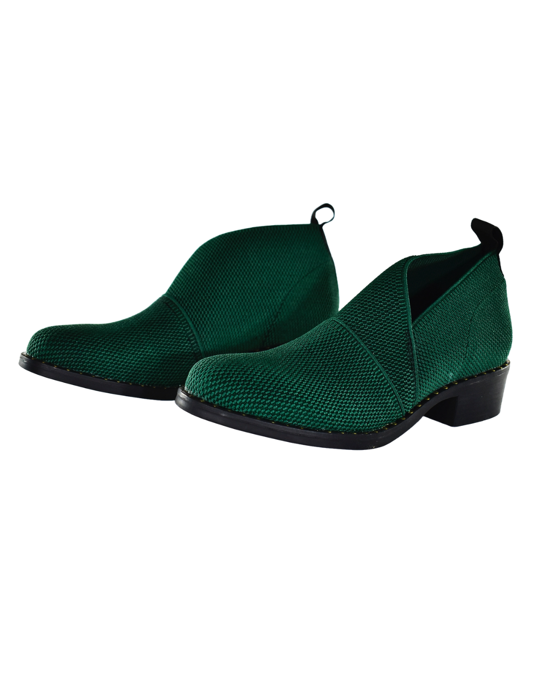 Zapatos de mujer Amira Bosque de SanMiguelShoesmx, con diseño elegante en color verde y detalles en cuero.