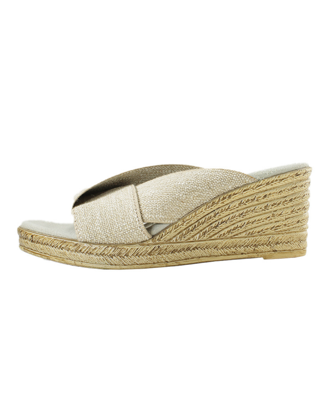 Zapatos Porter Lino de SanMiguelShoesmx en color beige, con diseño de lona y suela de goma, para estilo casual y cómodo.