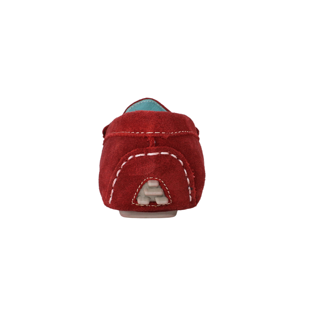 Loafers Rojos en Piel Gamuza - SanMiguelShoesmx