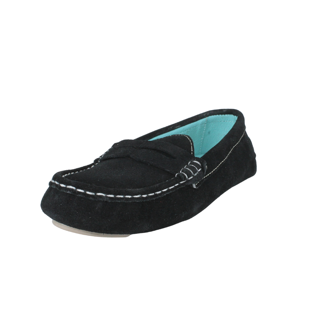 Loafers Negros en Piel Gamuza - SanMiguelShoesmx