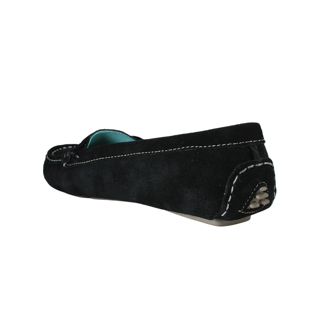 Loafers Negros en Piel Gamuza - SanMiguelShoesmx