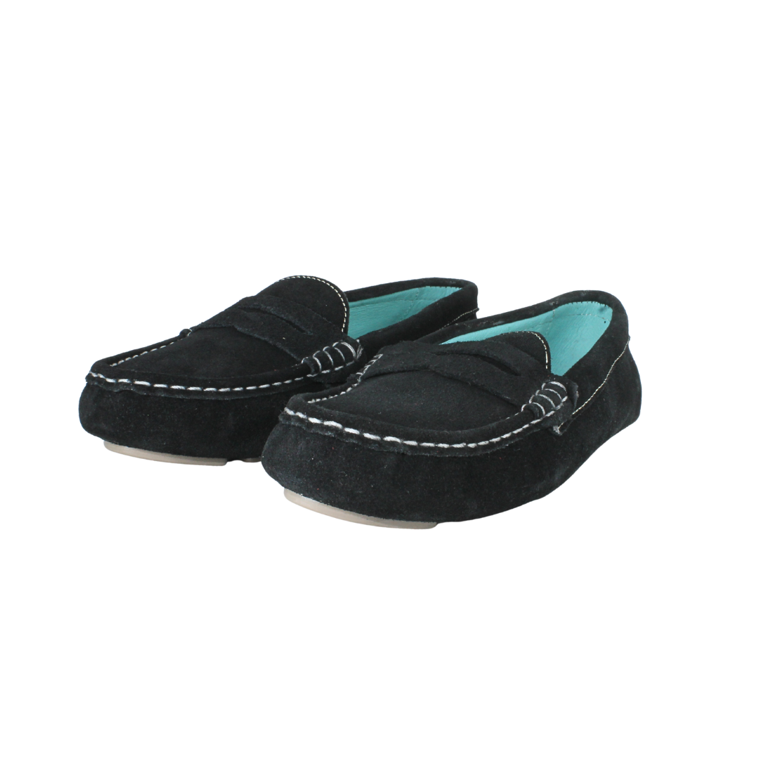 Loafers Negros en Piel Gamuza - SanMiguelShoesmx