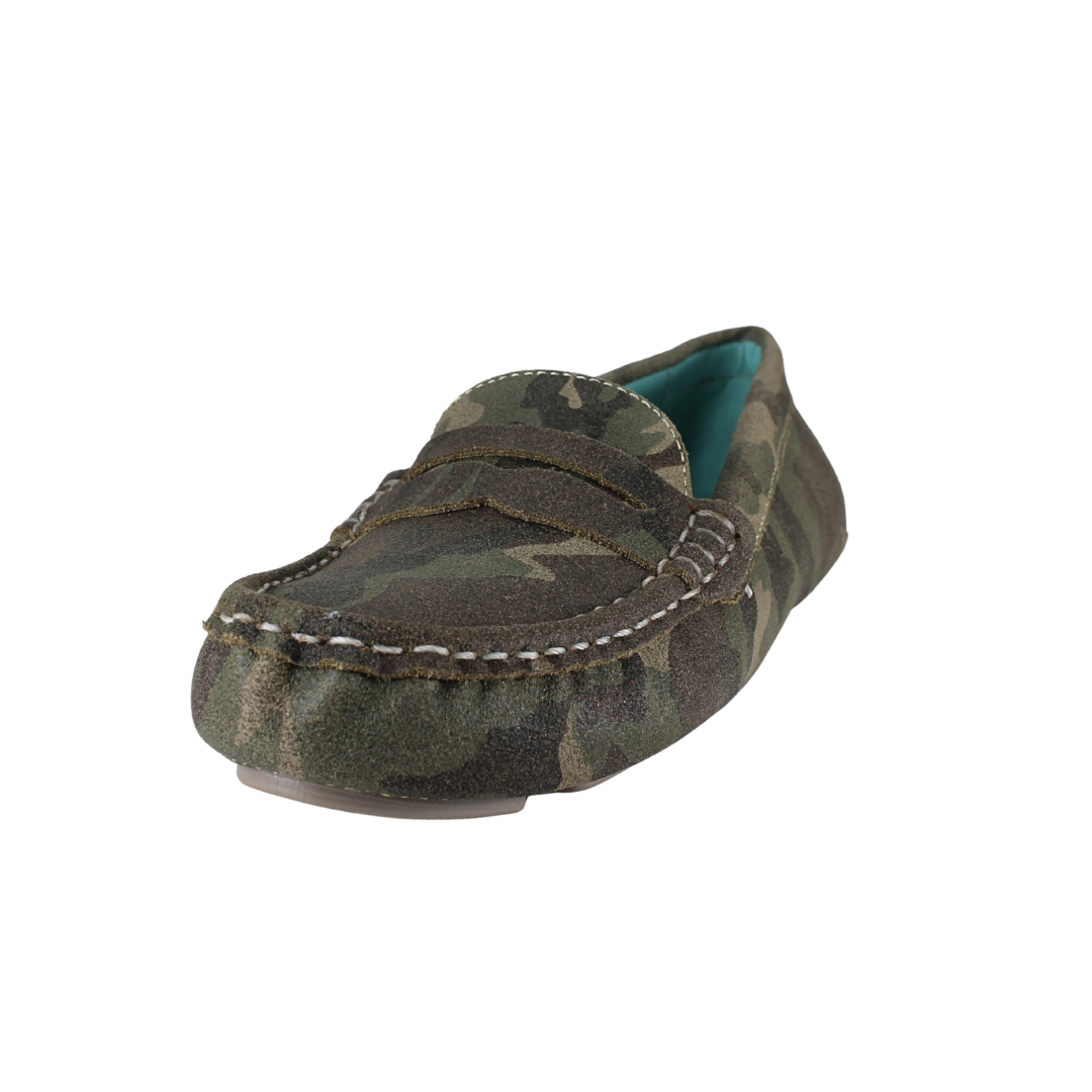 Loafers Camuflaje en Piel Gamuza - SanMiguelShoesmx