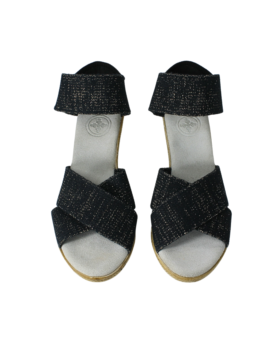 Zapatos negros Alba Gilded de SanMiguelShoesmx con detalles dorados y diseño elegante para mujer.