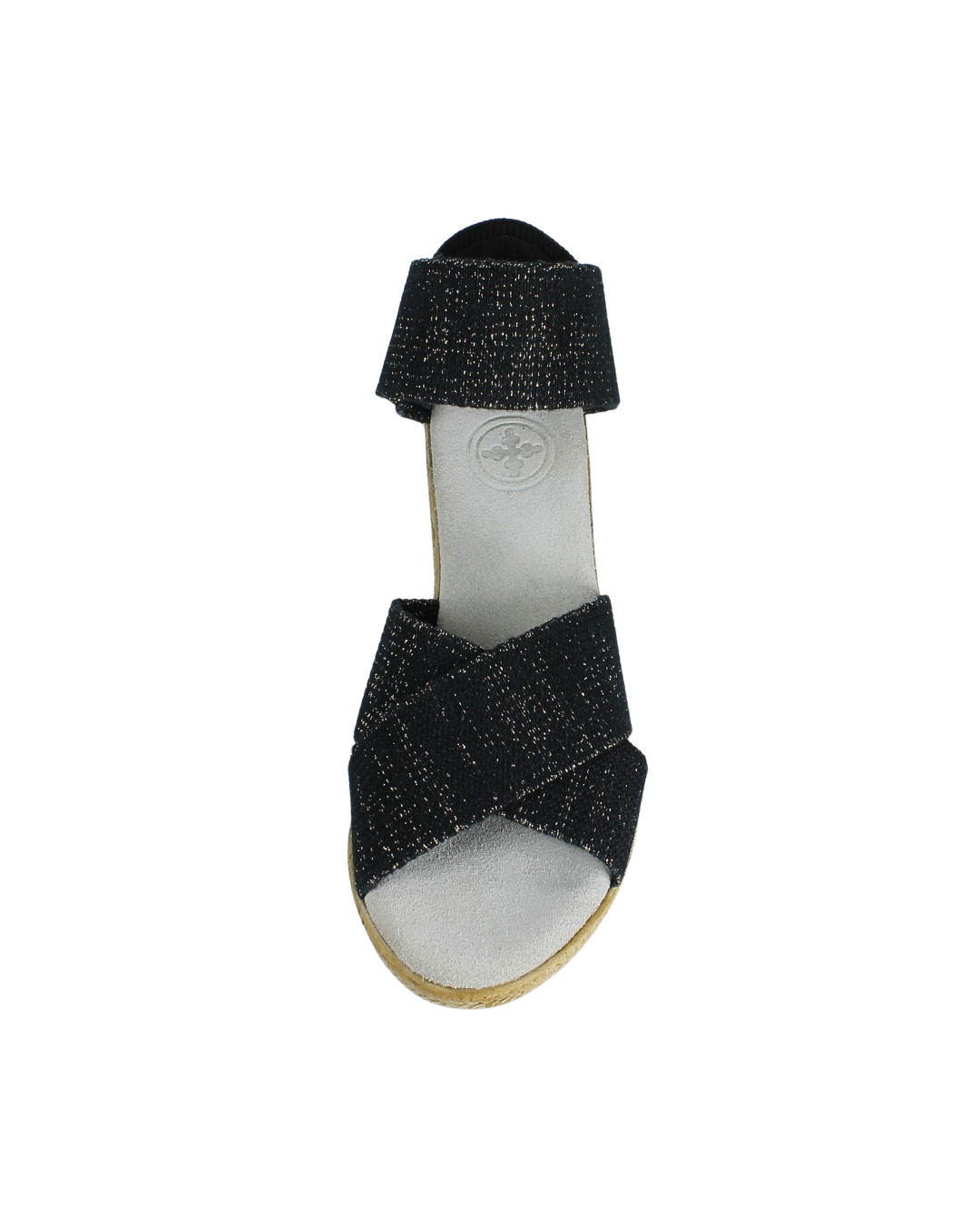 Zapatos negros Alba Gilded de SanMiguelShoesmx, con acabado dorado y diseño elegante para mujer.