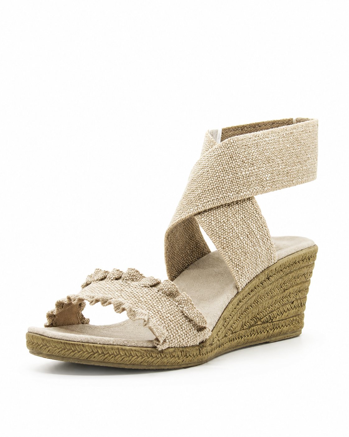Zapatos de lino Carolina Olán de SanMiguelShoesmx, con diseño elegante y cómodo para mujer.