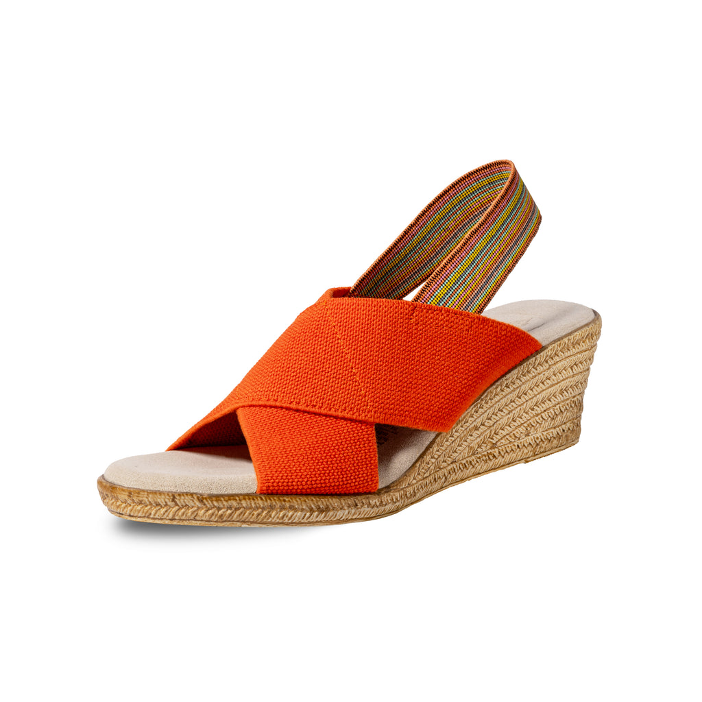Zapatos Emilia Naranja de SanMiguelShoesmx, con diseño elegante y color vibrante, visibles en la imagen.