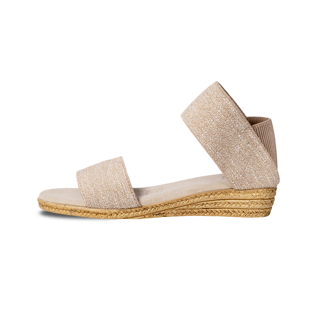 Zapatos Janie Lino de SanMiguelShoesmx, calzado de lino con diseño elegante y cómodo, en color natural y estilo casual.