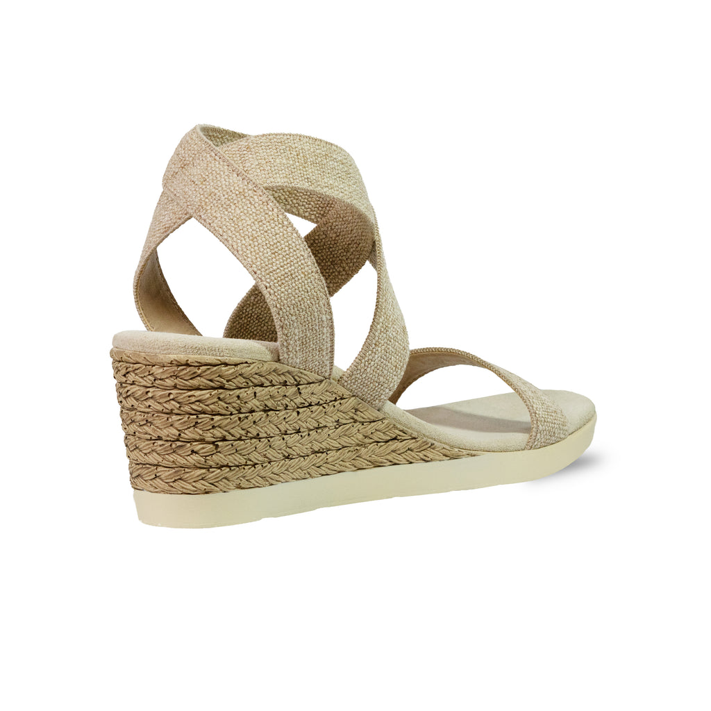 Zapatos Miami Lino de SanMiguelShoesmx en color beige, con diseño cómodo y elegante para uso casual y diario.