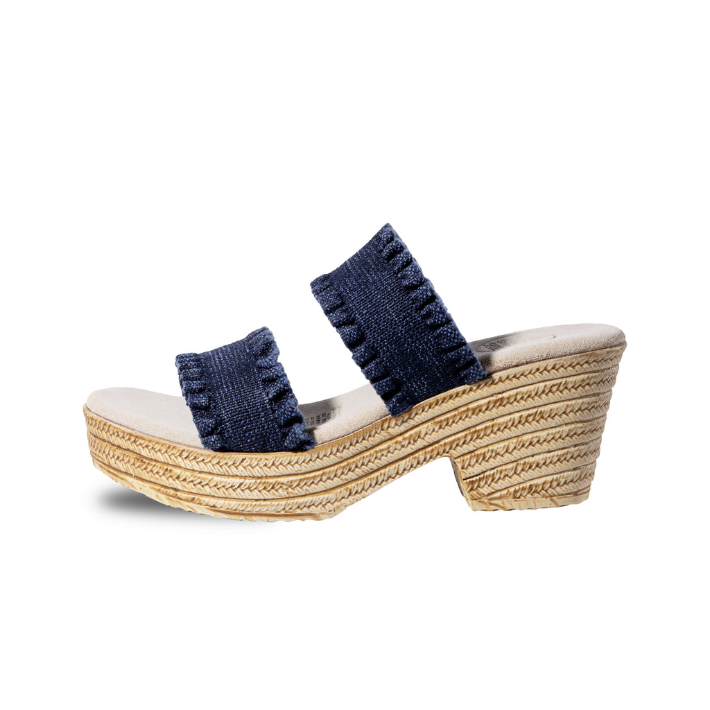 Zapatos Miranda Marino Olán de SanMiguelShoesmx, calzado de cuero en tono marino, con diseño elegante y detalles en la parte superior.