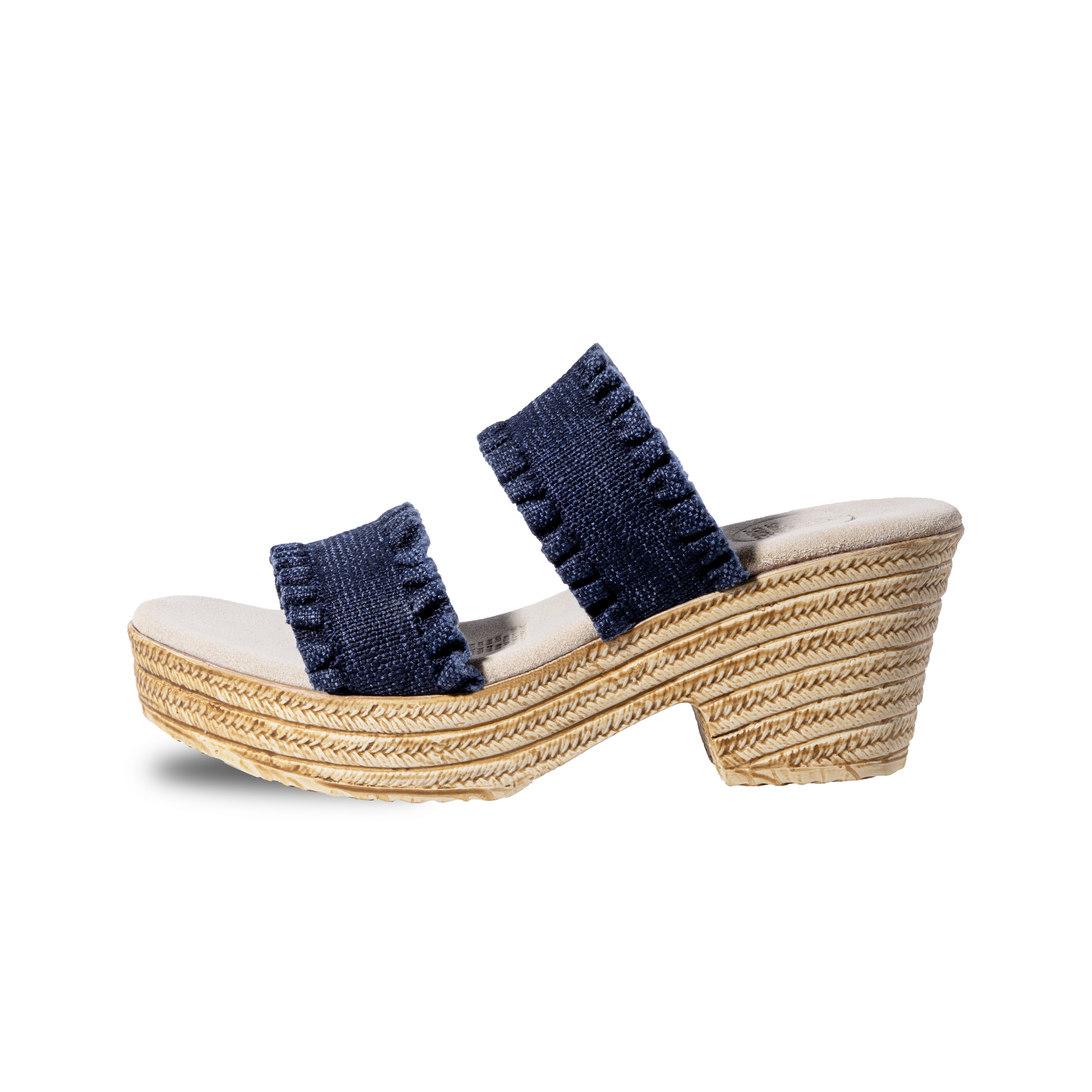 Zapatos Miranda Marino Olán de SanMiguelShoesmx, calzado de cuero en tono marino, con diseño elegante y detalles en la parte superior.