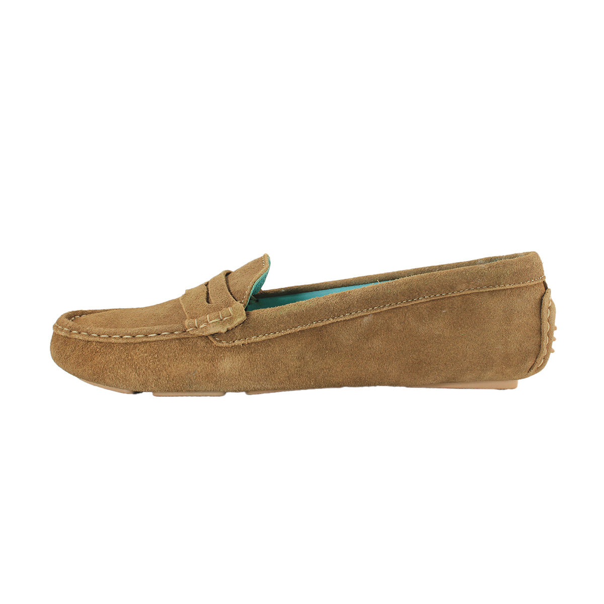 Loafers Bronzea – Café en Piel Gamuza - SanMiguelShoesmx
