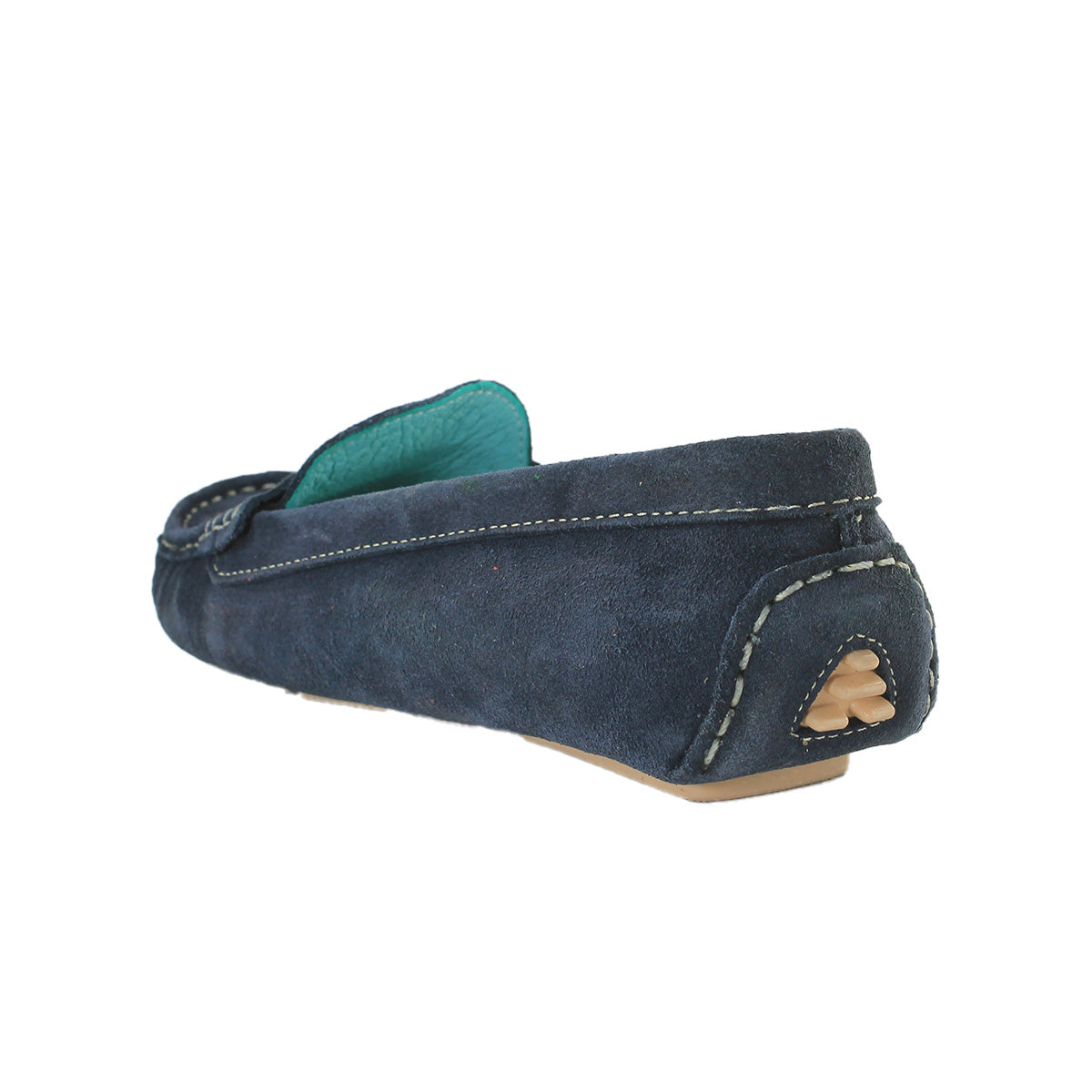 Loafers Azul Marino en Piel Gamuza
