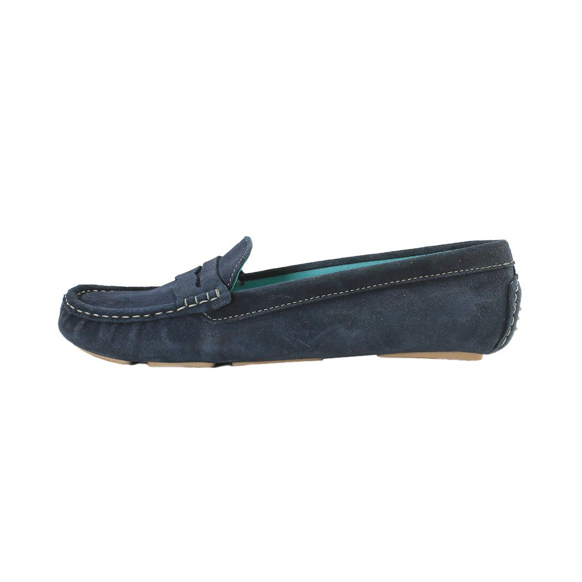 Loafers Azul Marino en Piel Gamuza - SanMiguelShoesmx
