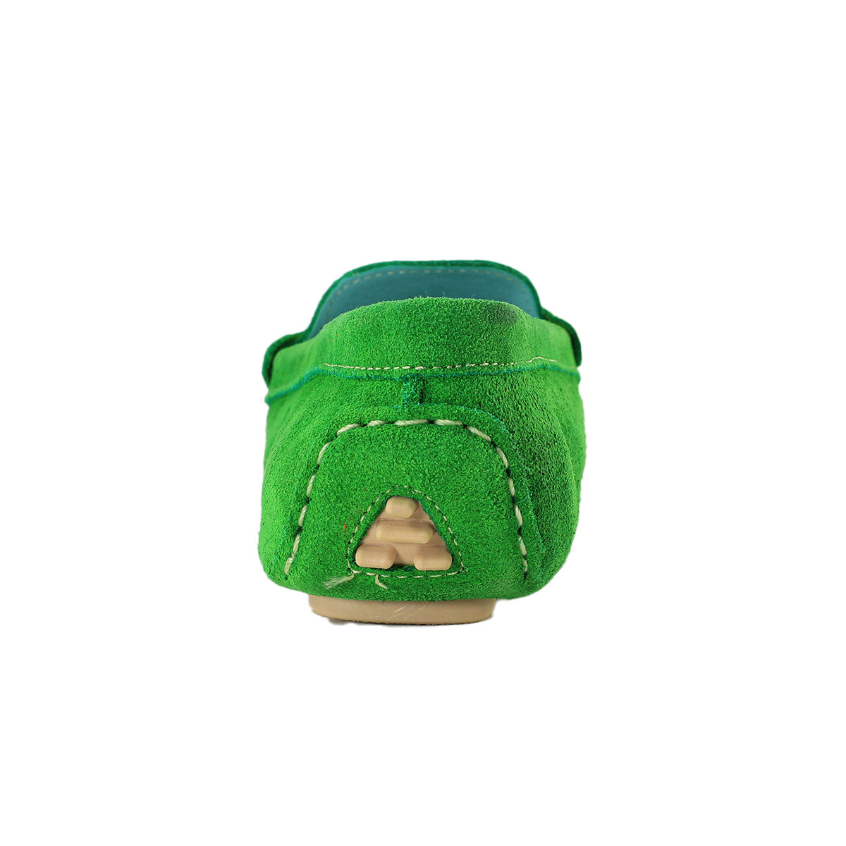 Loafers Verdes en Piel Gamuza